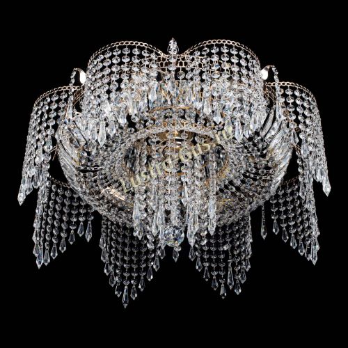 Люстра Камея лепестки в Новокузнецке Гусь Хрустальный