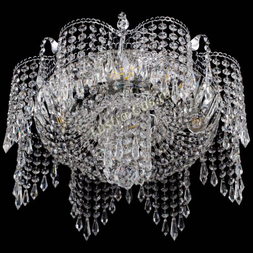 Люстра Камея лепестки в Новокузнецке Гусь Хрустальный