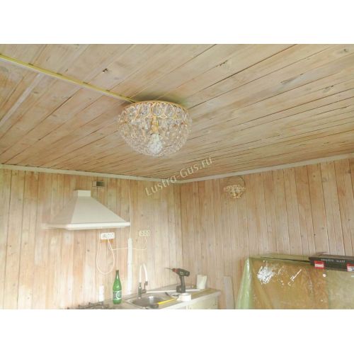 Люстра Капель №11 в Новокузнецке Гусь Хрустальный