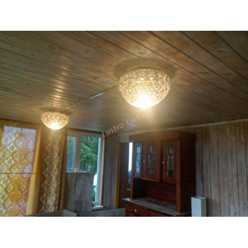 Люстра Капель №11 в Новокузнецке Гусь Хрустальный