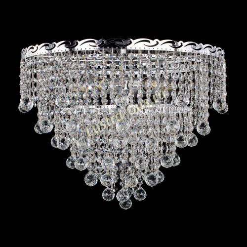 Люстра Капель №1 шар 30 в Новокузнецке Гусь Хрустальный