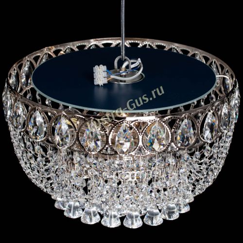 Люстра Капель №3  в Новокузнецке Гусь Хрустальный