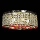 Люстра Капель оптикон №2 красная в Новокузнецке Люстра Капель оптикон №2 красная в Новокузнецке