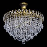 Люстра Капель Пирамида Шар 30 с подвесом под бронзу в Новокузнецке Люстра Капель Пирамида Шар 30 с подвесом под бронзу в Новокузнецке