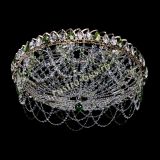 Люстра Каскад Ажур 700 мм зеленый в Новокузнецке Люстра Каскад Ажур 700 мм зеленый в Новокузнецке