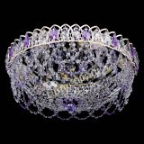 Люстра Каскад Ажур Фиолетовая белая в Новокузнецке
