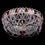 Люстра Каскад Ажур Красная белая в Новокузнецке