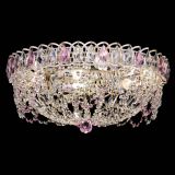 Люстра Каскад Ажур Розовая белая в Новокузнецке