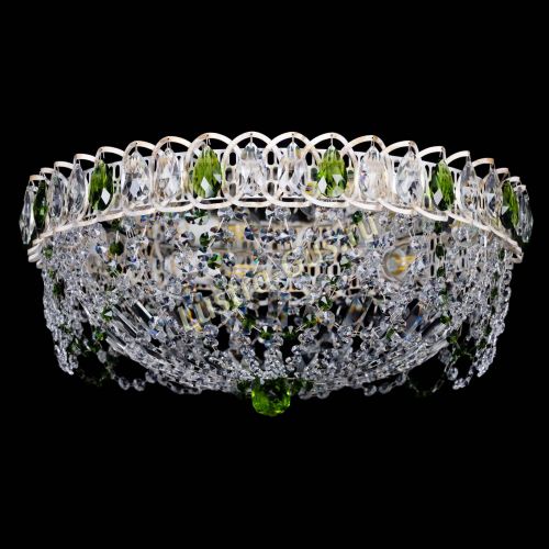 Люстра Каскад Ажур Зеленая белая в Новокузнецке Люстра Каскад Ажур Зеленая белая в Новокузнецке