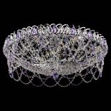 Люстра Каскад Ажур 700 мм фиолетовый в Новокузнецке