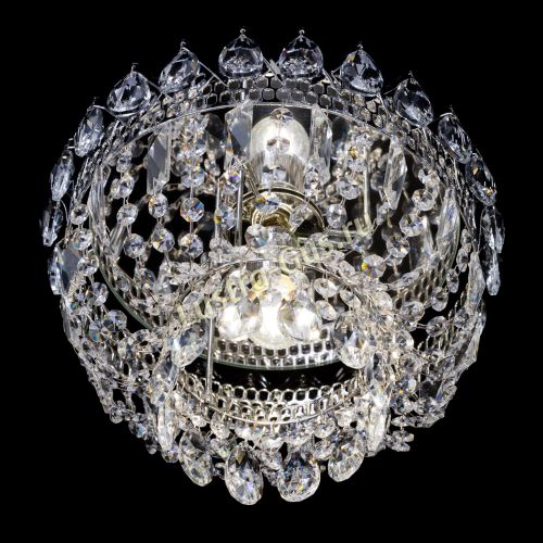 Люстра Катерина Корона журавлик - 1 лампа  в Новокузнецке Гусь Хрустальный