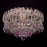 Люстра Катерина шар розовая, диаметр 450 мм, цвет золото, Люстры Гусь Хрустальный Люстра Катерина шар розовая, диаметр 450 мм, цвет золото, Люстры Гусь Хрустальный