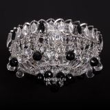 Люстра Катерина шар черная, диаметр 450 мм, цвет серебро, Люстры Гусь Хрустальный Люстра Катерина шар черная, диаметр 450 мм, цвет серебро, Люстры Гусь Хрустальный