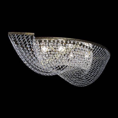 Люстра Хрустальная Волна под бронзу в Новокузнецке Гусь Хрустальный