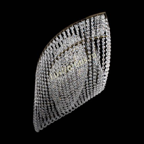 Люстра Хрустальная Волна под бронзу в Новокузнецке Гусь Хрустальный