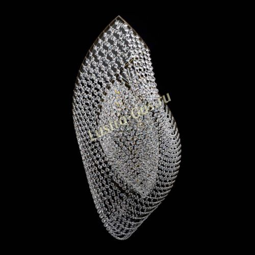 Люстра Хрустальная Волна под бронзу в Новокузнецке Гусь Хрустальный