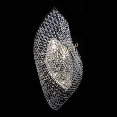 Люстра Хрустальная Волна под бронзу в Новокузнецке Гусь Хрустальный