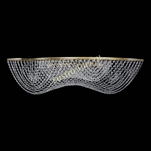 Люстра Хрустальная Волна под бронзу в Новокузнецке Гусь Хрустальный