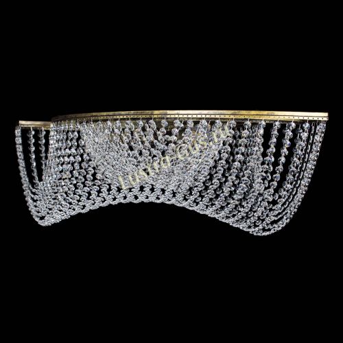 Люстра Хрустальная Волна под бронзу в Новокузнецке Гусь Хрустальный