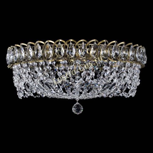 Люстра Хрустальный Каскад Ажур под бронзу в Новокузнецке Гусь Хрустальный