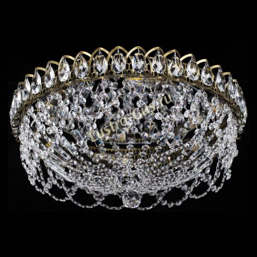 Люстра Хрустальный Каскад Ажур под бронзу в Новокузнецке Гусь Хрустальный