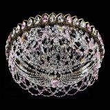 Люстра Хрустальный Каскад Ажур под бронзу Розовая в Новокузнецке Люстра Хрустальный Каскад Ажур под бронзу Розовая в Новокузнецке