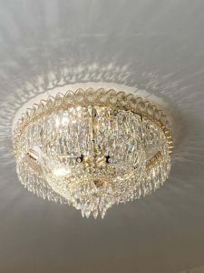 Люстра Хрустальный Каскад Перо в Новокузнецке отзыв и фото покупателя