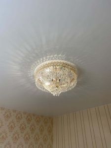 Люстра Хрустальный Каскад Перо в Новокузнецке отзыв и фото покупателя