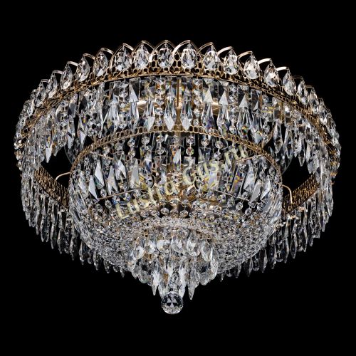 Люстра Хрустальный Каскад Перо в Новокузнецке Гусь Хрустальный