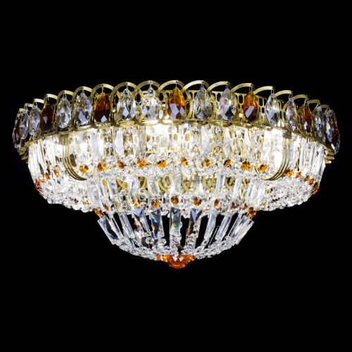 Люстра Кольцо Классика Пластинка чайная под бронзу в Новокузнецке Гусь Хрустальный