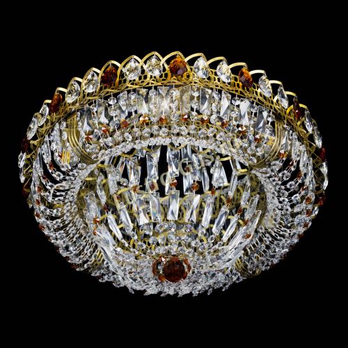 Люстра Кольцо Классика Пластинка чайная под бронзу в Новокузнецке Гусь Хрустальный