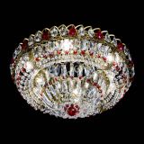 Люстра Кольцо Классика Пластинка красная под бронзу в Новокузнецке Люстра Кольцо Классика Пластинка красная под бронзу в Новокузнецке