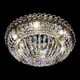 Люстра Кольцо Классика Пластинка розовая под бронзу в Новокузнецке