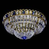 Люстра Кольцо Классика Пластинка синяя под бронзу в Новокузнецке Люстра Кольцо Классика Пластинка синяя под бронзу в Новокузнецке