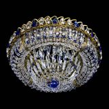 Люстра Кольцо Классика Пластинка синяя под бронзу в Новокузнецке Люстра Кольцо Классика Пластинка синяя под бронзу в Новокузнецке