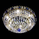 Люстра Кольцо Классика Пластинка синяя под бронзу в Новокузнецке Люстра Кольцо Классика Пластинка синяя под бронзу в Новокузнецке