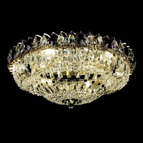 Люстра Кольцо Классика Пластинка черная в Новокузнецке Гусь Хрустальный