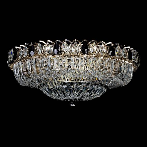 Люстра Кольцо Классика Пластинка черная в Новокузнецке Гусь Хрустальный