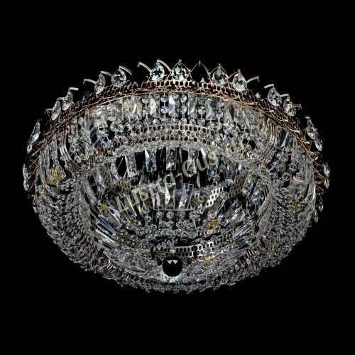 Люстра Кольцо Классика Пластинка черная в Новокузнецке Гусь Хрустальный