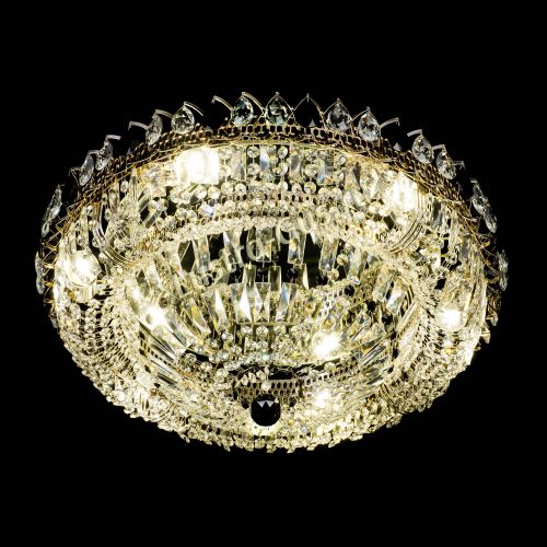 Люстра Кольцо Классика Пластинка черная в Новокузнецке Гусь Хрустальный