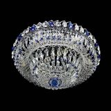 Люстра Кольцо Пластинка 600 мм синяя в Новокузнецке