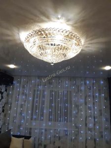 Люстра Кольцо Классика в Новокузнецке отзыв и фото покупателя