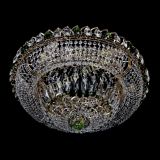 Люстра Кольцо Классика зеленая, диаметр 600 мм, подвески зеленого цвета, Люстры Гусь Хрустальный Люстра Кольцо Классика зеленая, диаметр 600 мм, подвески зеленого цвета, Люстры Гусь Хрустальный