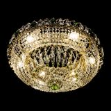 Люстра Кольцо Классика зеленая, диаметр 600 мм, подвески зеленого цвета, Люстры Гусь Хрустальный Люстра Кольцо Классика зеленая, диаметр 600 мм, подвески зеленого цвета, Люстры Гусь Хрустальный