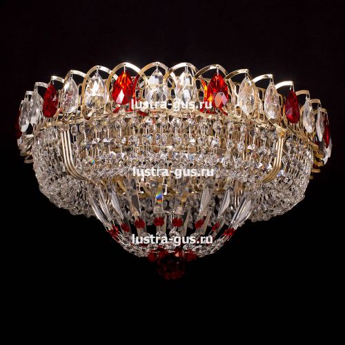 Люстра Кольцо Классика красная в Новокузнецке Люстра Кольцо Классика красная в Новокузнецке