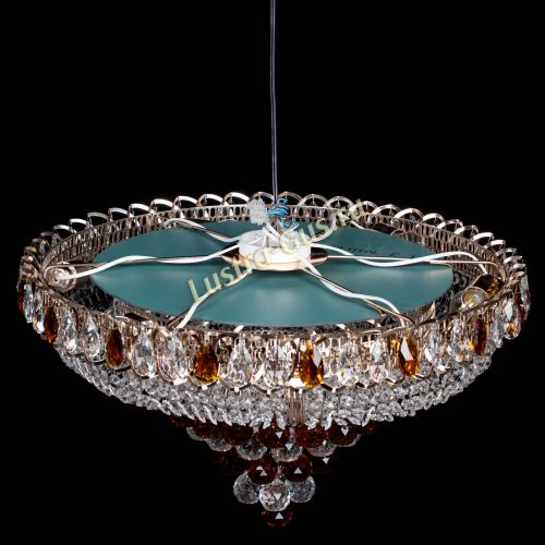 Люстра Кольцо пирамида шар 40 мм чайный в Новокузнецке Гусь Хрустальный