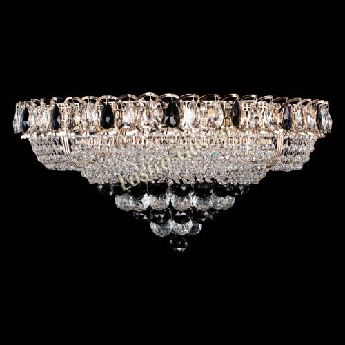 Люстра Кольцо пирамида шар 40 мм черная в Новокузнецке Люстра Кольцо пирамида шар 40 мм черная в Новокузнецке