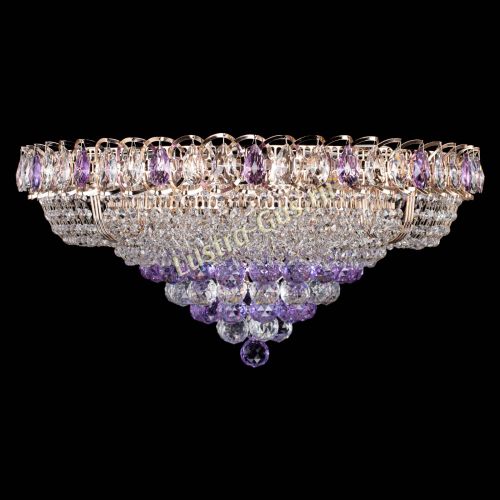 Люстра Кольцо пирамида шар 40 мм фиолетовая в Новокузнецке Люстра Кольцо пирамида шар 40 мм фиолетовая в Новокузнецке