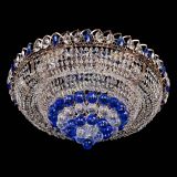 Люстра Кольцо пирамида шар 40 мм синяя в Новокузнецке Люстра Кольцо пирамида шар 40 мм синяя в Новокузнецке