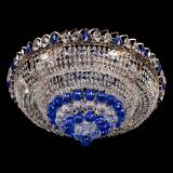 Люстра Кольцо пирамида шар 40 мм синяя в Новокузнецке Люстра Кольцо пирамида шар 40 мм синяя в Новокузнецке